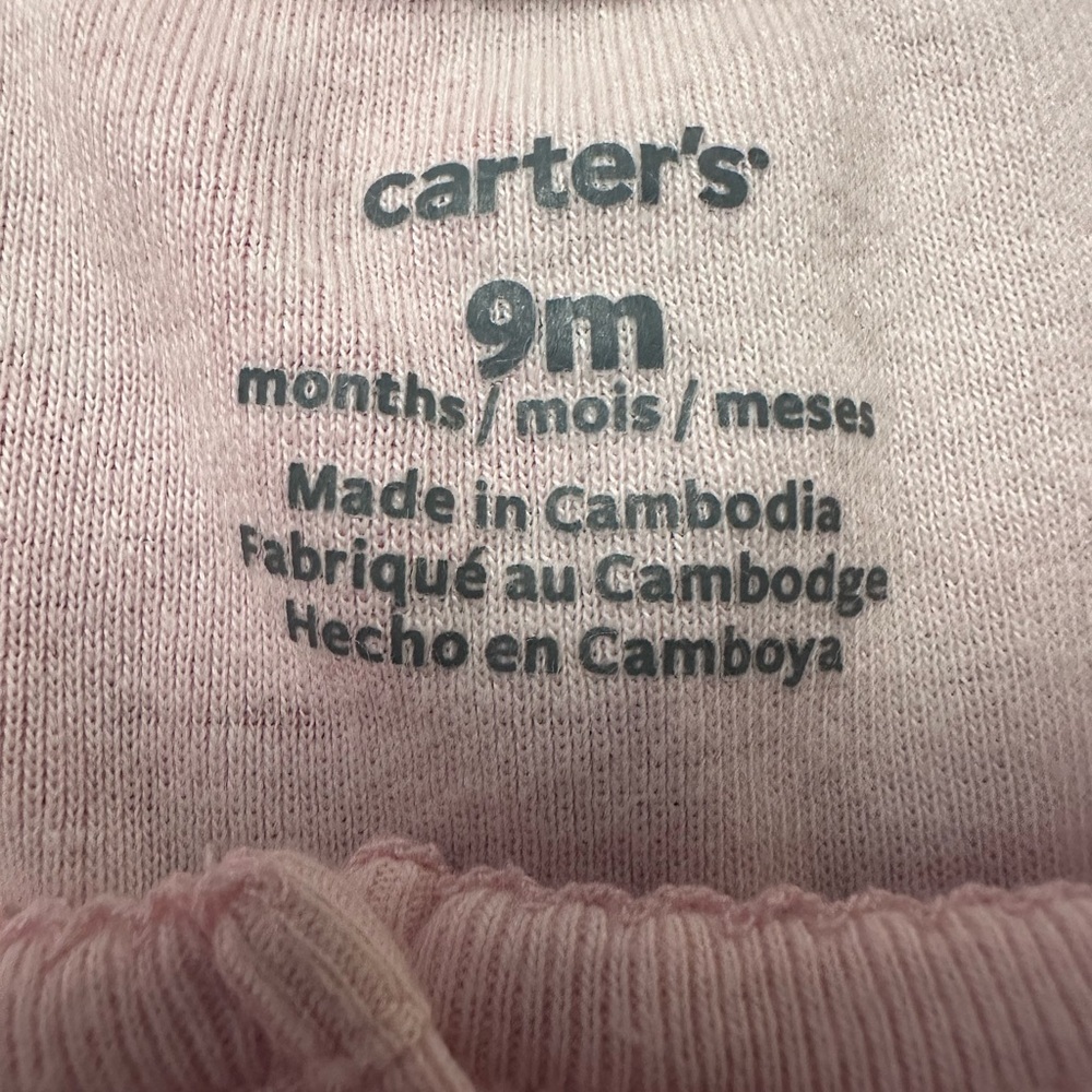 Baby Girl Romper Bundle | 9 Months | Carter’s | Floral & Coral Summer Set - Picture 5 of 9